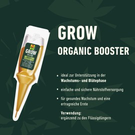 Compo COMPO GROW ORGANIC Booster - praktische Aufbaukur für Spezialkulturen - unterstützt das Wachstum - Dünger für Indoor & Outdoor - organisch - 30 ml