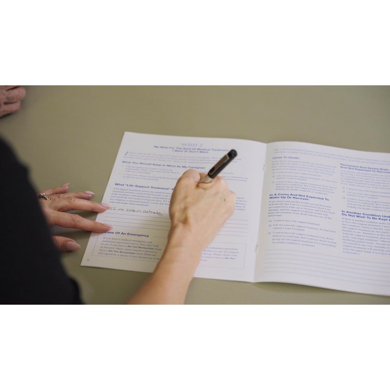 Five Wishes Advance Care Planning and Living Will – End