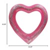 High Five Inflatable Glitter Filled Heart - Pool Float Inflatable