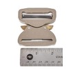 AustriAlpin Cobra Buckle 7075 Aluminum Quick Release Adjustable Elephant Grey