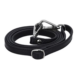 VanEnjoy Full Grain Leather Adjustable Replacement Strap Cross Body Bag Purse, 26-51"Long,0.47“Wide black Size: 1/2" x43"-51"(WxL)