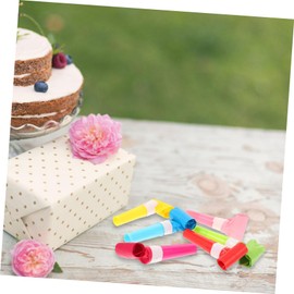 60pcs Solid Blowers for Kids Whistles Noise Makers Birthday Noise Makers Colors Cheering Props for Parties