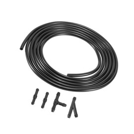 Motoforti Car Windscreen 3 Meters Washer Nozzle Tube Kit with 4 Connectors Long-lasting