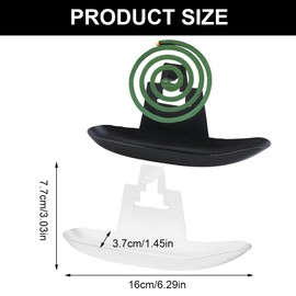 Mosquito Spiral Holder, Mosquito Coil Container, Pack of 2 Incense Sticks Holder, Mosquito Spiral Container for Bedroom, Living Room, Kitchen and Office