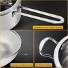 Wodillo 6Pcs Pots and Pans Set, Stainless Steel Pot Set,