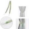 sourcing map 2 Pack Curtain Tiebacks 23 Inch Curtain Holdbacks