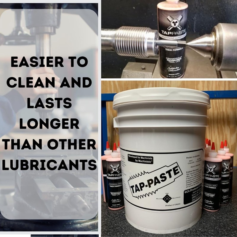 Tap-Paste Machining Lubricant | All-Purpose Cutting Oil Thick Formula |