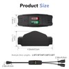 Muelnmey 2-Way 3 Prong Extension Cord with Switch ON/Off, Heavy