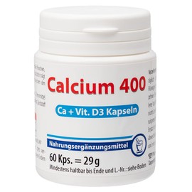 Pharma-Peter Calcium 400 mg capsules, 60 capsules