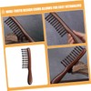 TOVINANNA Wooden Wide Tooth Hair Comb for Curls Natural Sandalwood