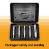 Toolmays 8pcs Damaged Screw Extractor Set, 5 Pcs Hss 4241