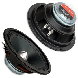 HyperPower 6.5" Neodymium HP651ND 200 Watt-RMS Pro Series Midrange Speakers PAIR