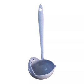 Unbranded Blue Soup Ladle/ Colander
