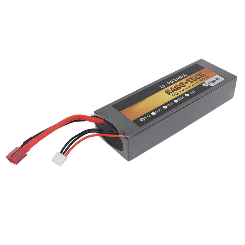 7.4V Lipo Battery 5200mAh 2S 50C Hard Case Lithium Polymer