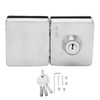 2PCS Push Sliding Gate Lock Corrosion Resistant Antioxidant Stainless Steel