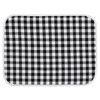 2pack Gingham Dish Drying mat 18x24 Black/White