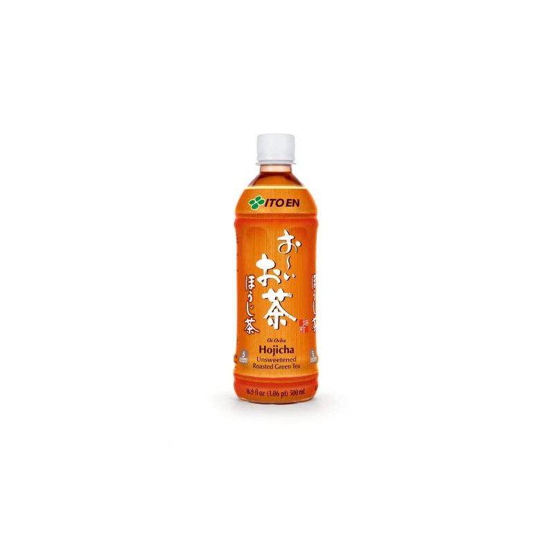 Ito En Oi Ocha Unsweetened Roasted Green Tea, 16.9 Fluid