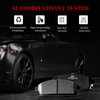 YXPCARS Ceramic Disc Brake Pads Set Front and Rear Replacement