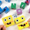 QHFlashbuy Wooden Cube Puzzle Toy, Expression Wooden Cube Puzzle, IQ