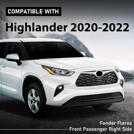 G-PLUS Fender Flare Front Right Side Compatible with Toyota Highlander 2020-2022 750850E040