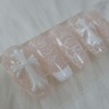 White Lace Handmade Nail Tips - Stiletto / 화이트 레이스