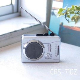 OHM AudioComm CAS-710Z Radio Cassette AM/FM Radio Program Recording