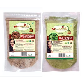 Shikakai Powder And Sidr Powder for Hair (200 Grams) (Only for Extertnal Use)