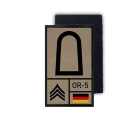 Copytec #35858 Rank Patch 9.8 x 6 cm Staff Corporate Tropen Stuffz German Army