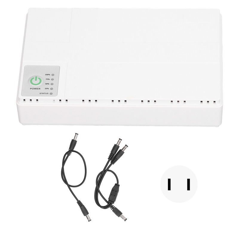Mini UPS Battery Backup 10400mAh 5V 9V 12V POE 15V