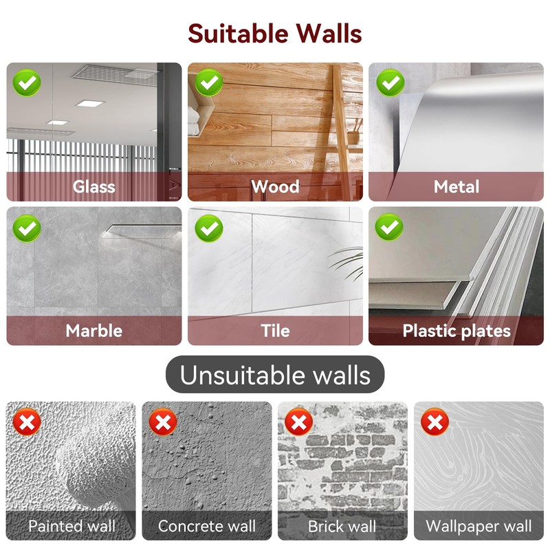 KRUI Emergency fire Blanket Hooks (Black, 8 PCS)