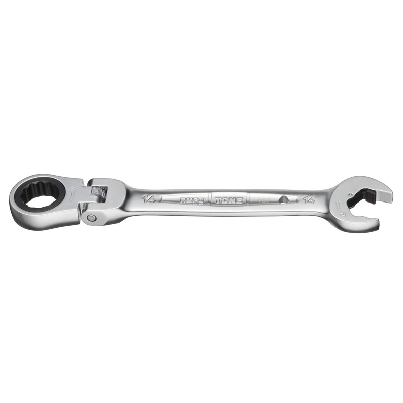 TONE Ratchet Ring Wrench Ratcheting Spanner Head Flex Head Set