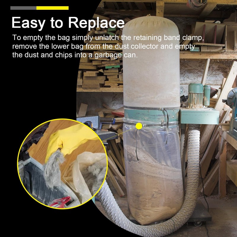 Dust Collector Bags For Harbor Central Machinery Harbor Freight, 35