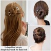 French U-Shaped Hair Pins - Double-Layer Wavy Lock Hair Clips(6pcs)