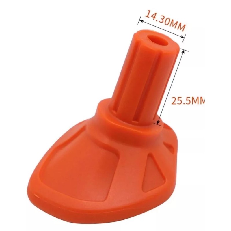 Unbranded Orange Motorcycle Kick Side Stand Base Foot Base Plate
