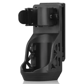 ULTRAFIRE Tactical Flashlight Holster, W66 Rotatable Flashlight Holster for Duty Belt, Flash Light Holder with Lever Side Lock System, Only Suitable for 0.9"-1.2" Diameter Flashlights