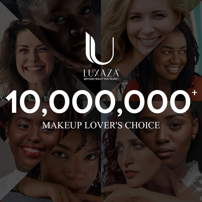 LUXAZA 6 PCS Brown Neutral Metallic Eyeshadow Stick Set, Champagne