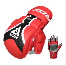 RDX GRAPPLING GLOVES SHOOTER AURA PLUS T-17 (Red, XL)