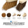 Twin Pack Soft & Stiff Hand Brush Deal Natural Coco
