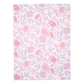 Bedtime Originals Lavender Floral Pink/Purple Soft Fleece Baby Blanket