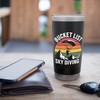 Retro Parachuting Skydiver Bucket List Skydiving Stainless Steel Insulated Tumbler