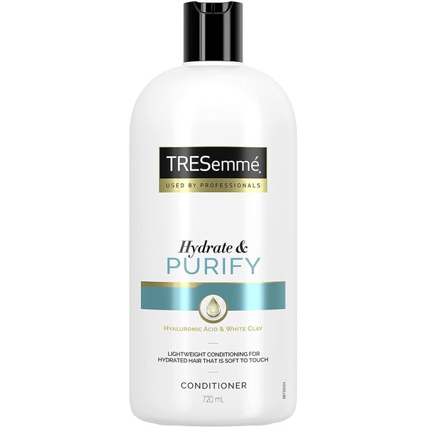 TRESemme Hydrate & Purify with Hyaluronic Acid & White Clay Conditioner for Oily Hair 720 ml