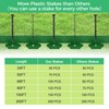 2-Inch x 100 FT Landscape Edging Border with 150 Stakes,