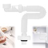 agctrler 1 1/4 Inch Siphon, Space-Saving Siphon, Adjustable Sink Siphon,