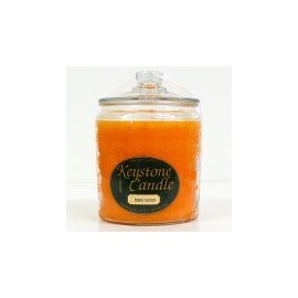 Pack of 2, 64 oz Orange Twist Jar Candles 5.5" x 7.75" for Weddings, Home & Event Decoration, Relaxation, Made in US