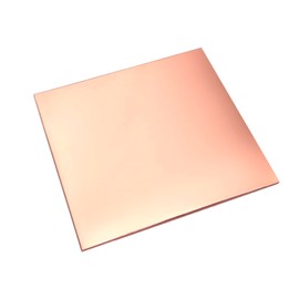 RRRST Pure Copper Sheet 15 x 15 cm, 0.8 mm Thickness, Copper Purity 99.9%, Square Copper Plate for Jewellery, DIY, Craft, Model Painting