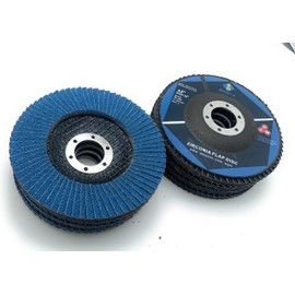 SIGNI Premium Zirconia Flap Discs for Grinding Metal Steel 10-Pack (4.5 inch T27 60#)