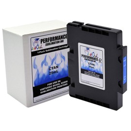 InkOwl Compatible DYE Sublimation Ink Cartridge Replacement for SG400, SG800 (29mL, Cyan)