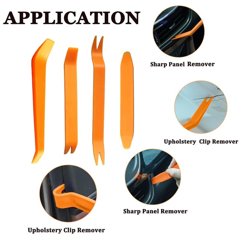 4PCS Auto Trim Removal Tool Set (No Scratch Plastic Pry
