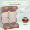 FYY Daily Pill Organizer,2 Pcs 7 Compartments Portable Pill Case