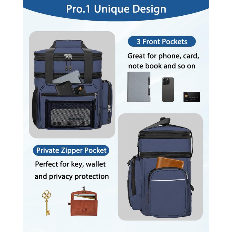 Lunch Box Cooler Bag - Versatile Insulated Lunchbox for Men